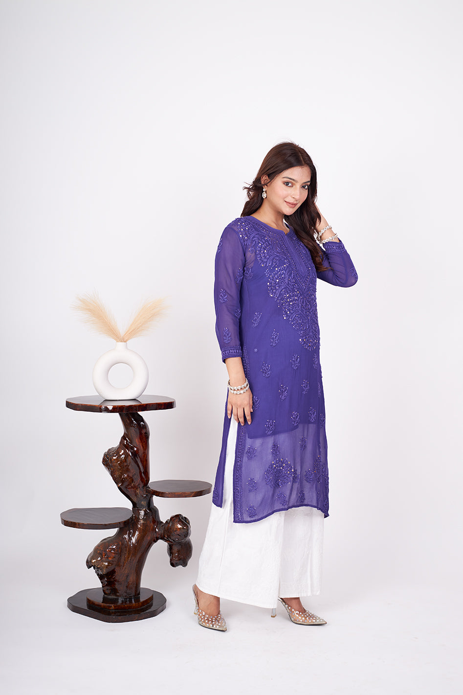 Nazakat Viscose Mukaish Kurta