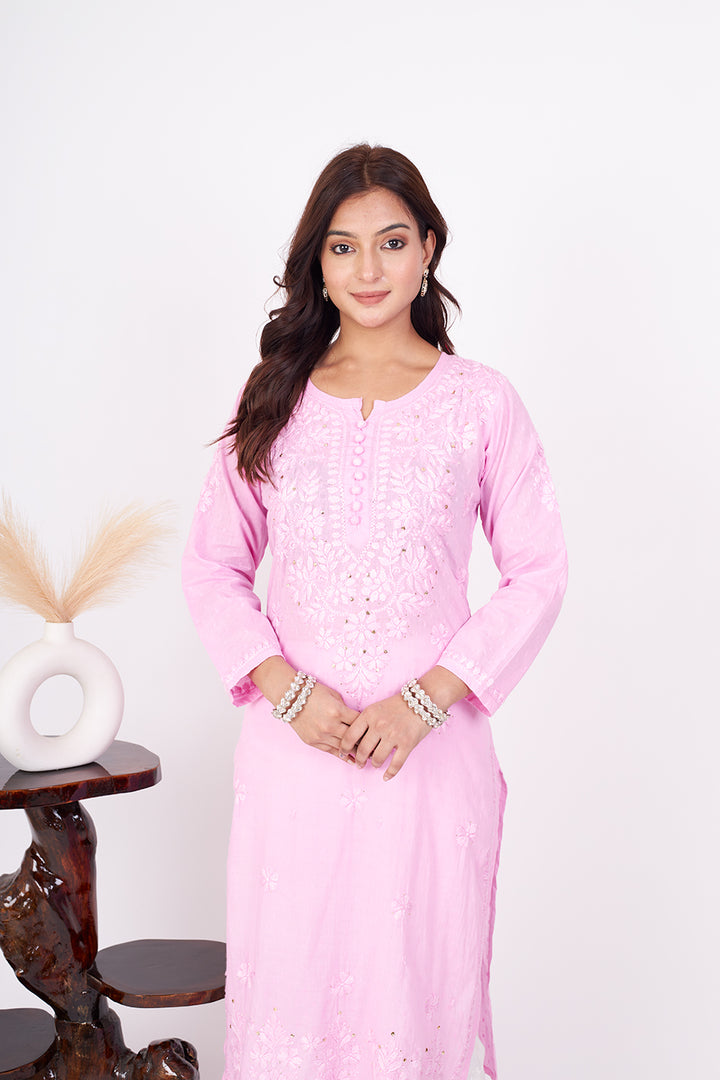 Rehmat Cotton Mukaish Kurta