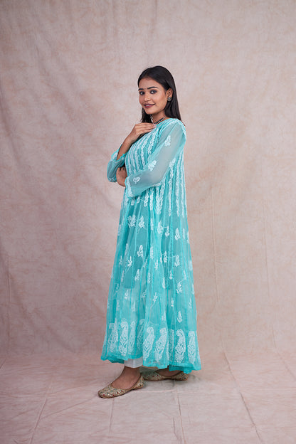 Georgette 56 Kali Anarkali Gown
