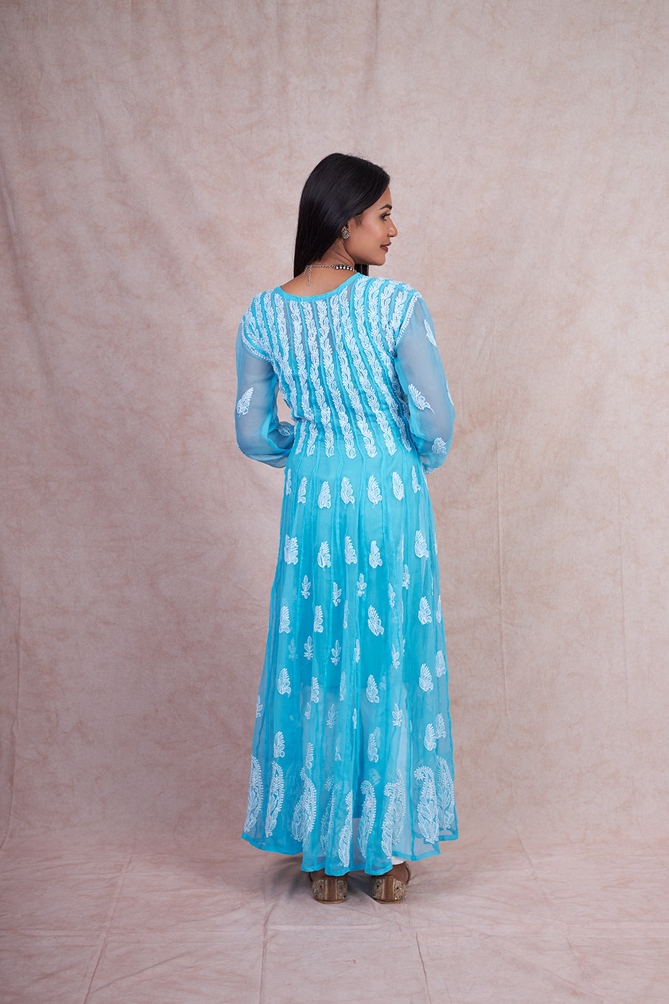 Georgette 56 Kali Anarkali Gown