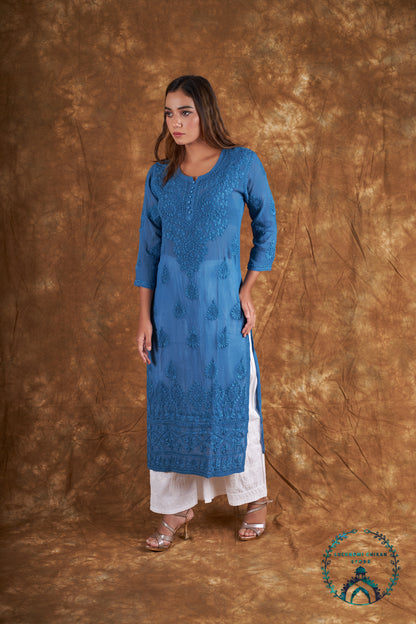 Viscose 3D Work Kurta