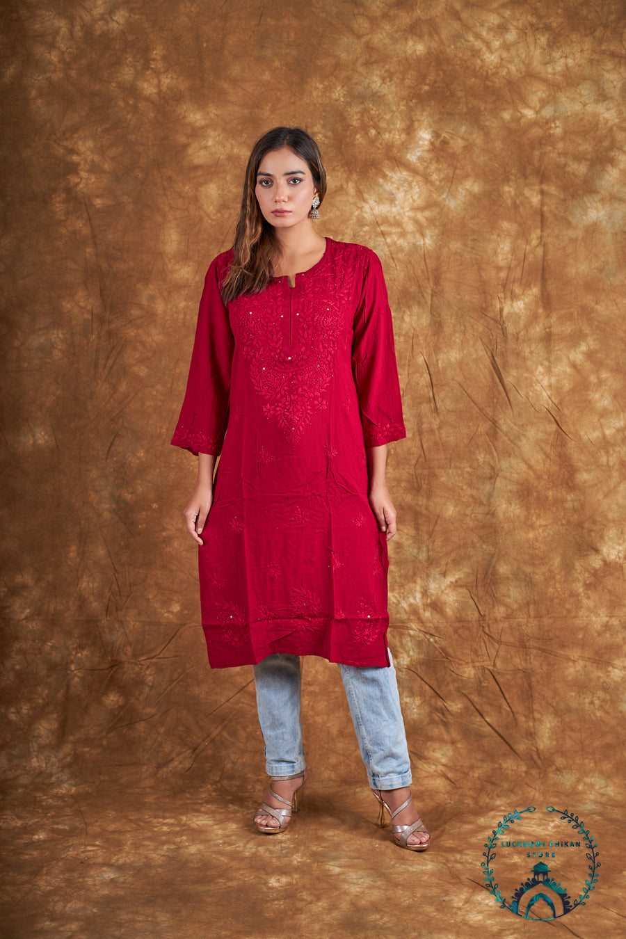 Rayon Mukaish Kurta
