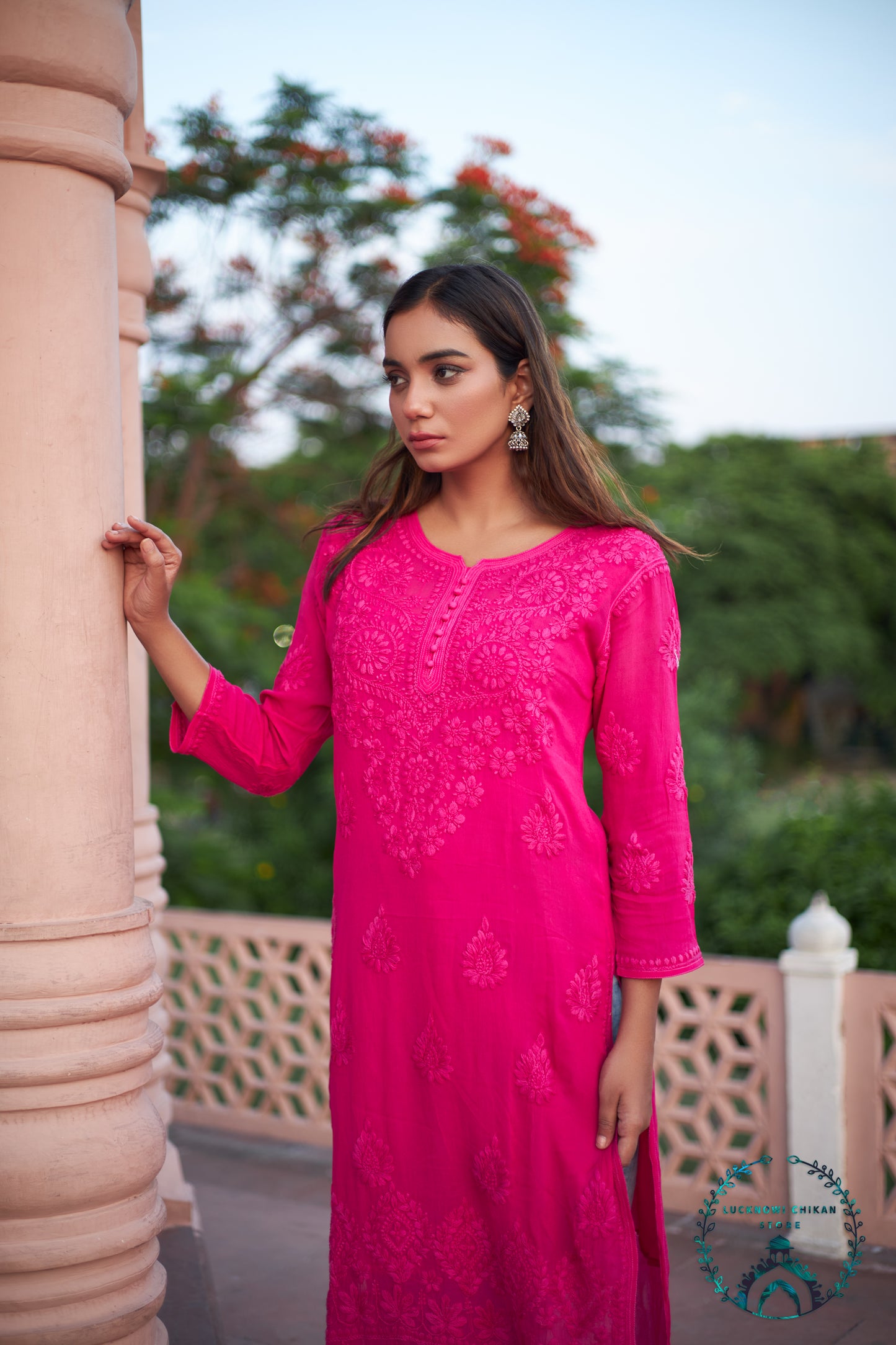 Viscose 3D Work Kurta