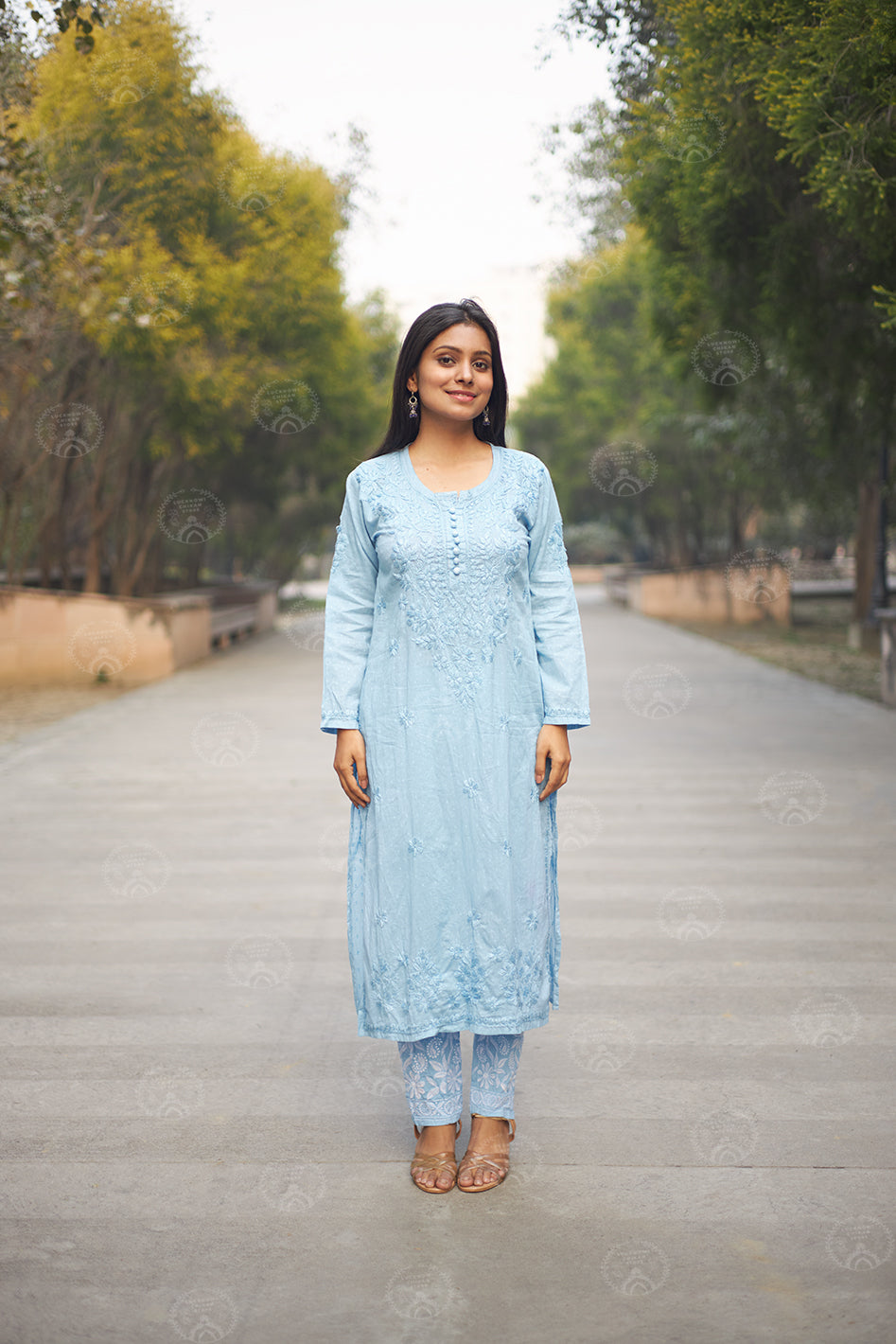 Rehmat Cotton Chikankari Set