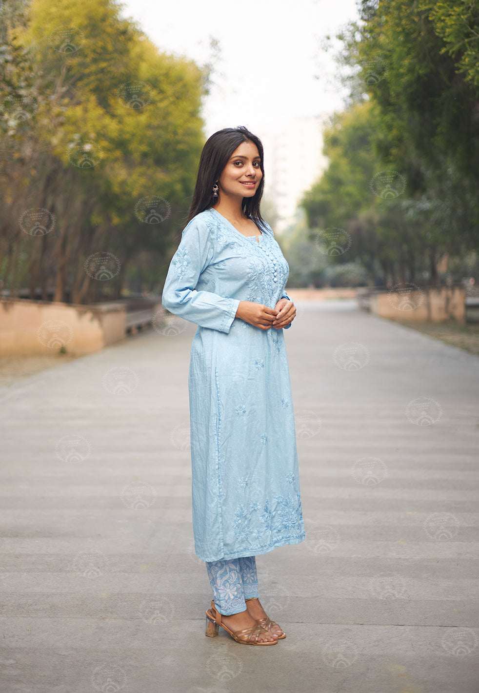 Rehmat Cotton Chikankari Set