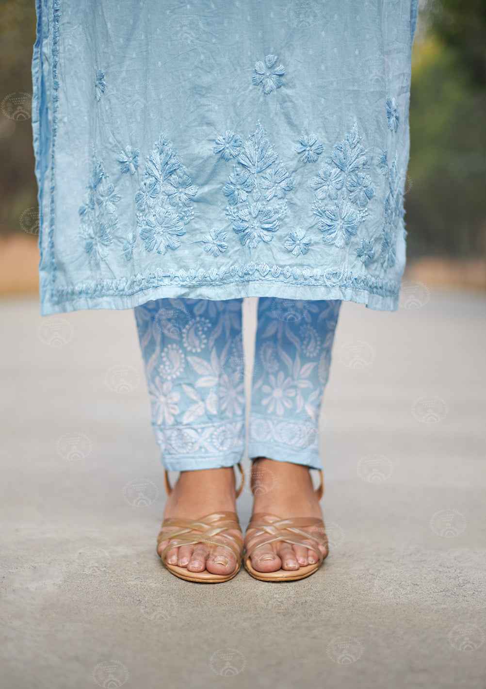 Rehmat Cotton Chikankari Set