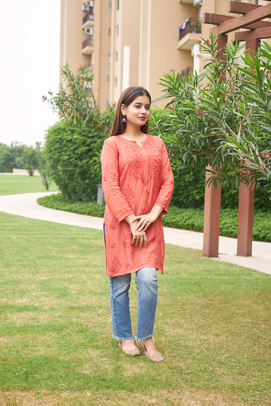 Aafrin Muslin Short Kurta