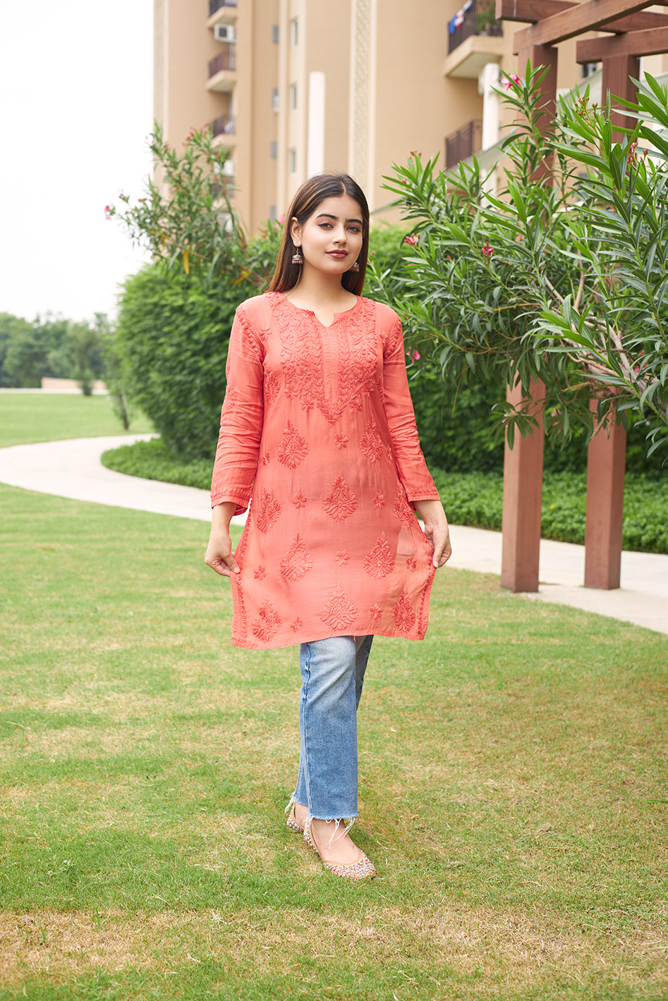 Aafrin Muslin Short Kurta