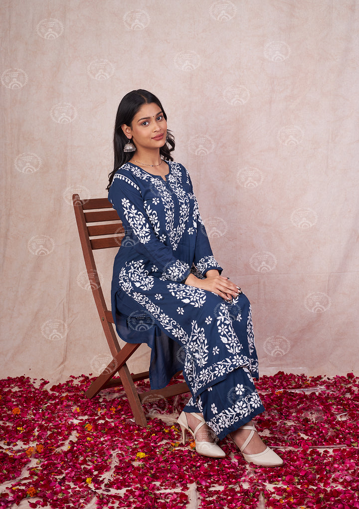 Anushka Modal Chikankari Set