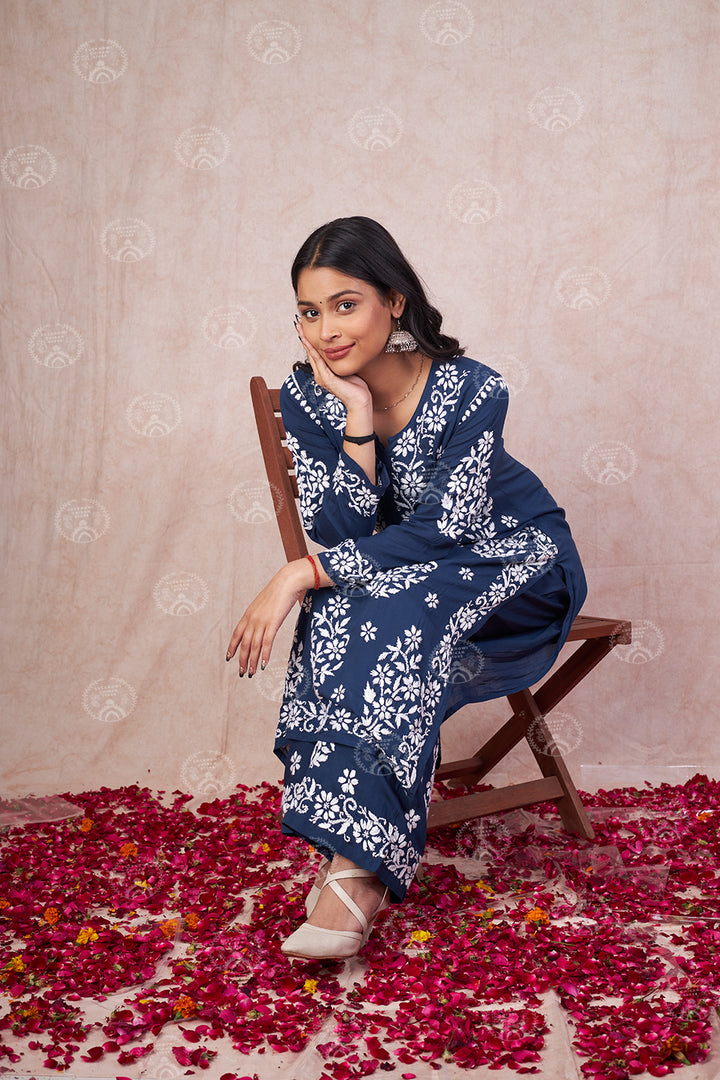 Anushka Modal Chikankari Set