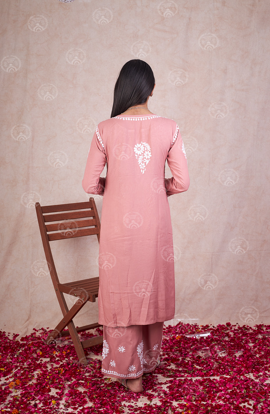 Sara Modal Chikankari Plazzo Set