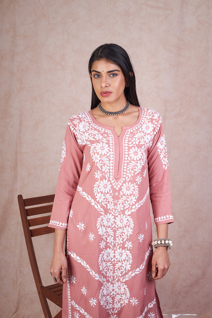 Sara Modal Chikankari Plazzo Set