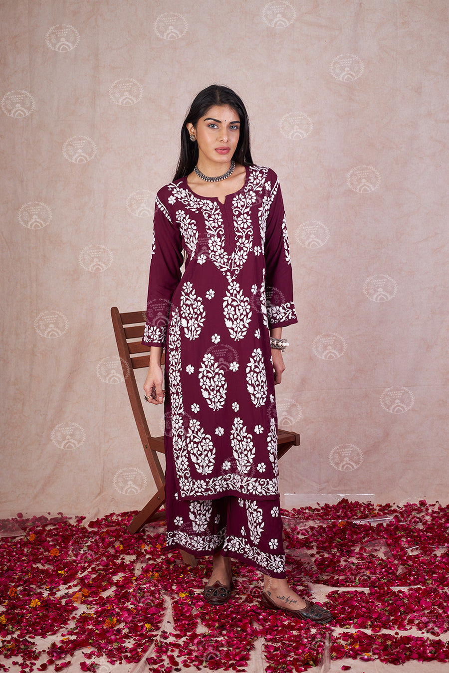 Anushka Modal Chikankari Set
