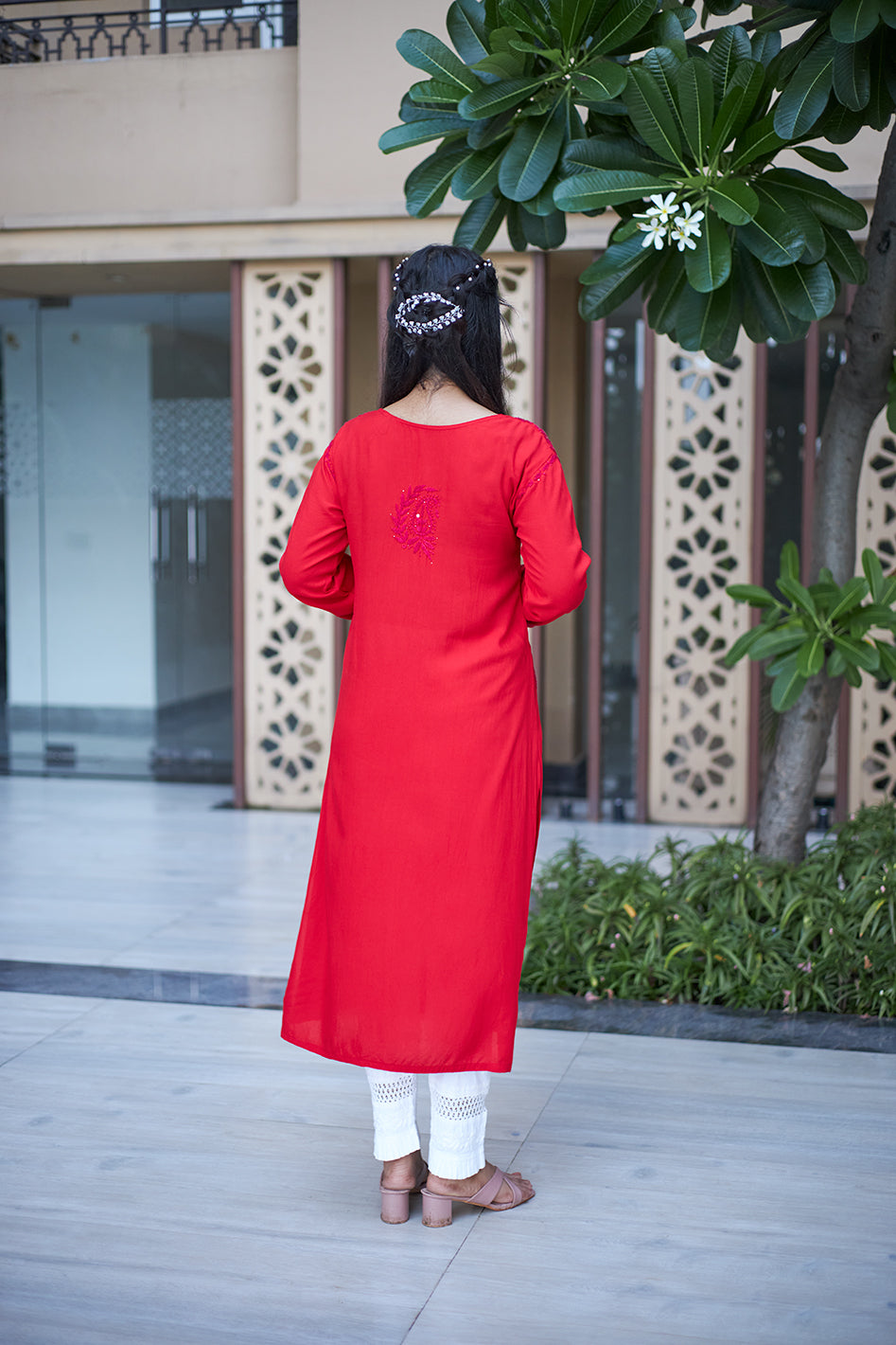 Rayon Mukaish Kurta