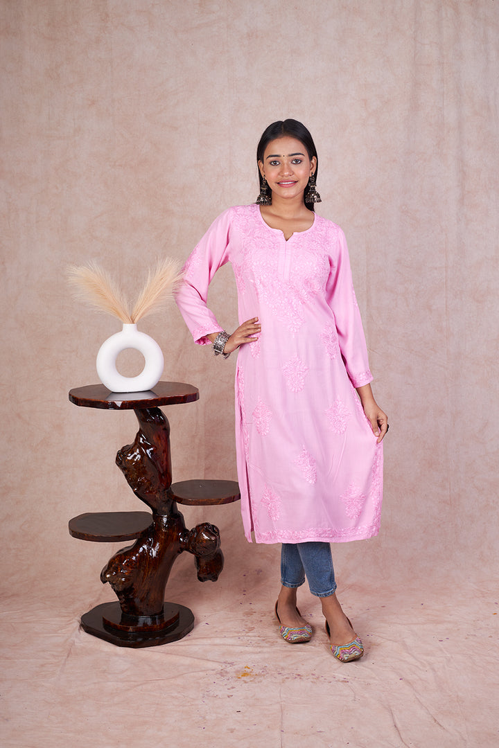 Rayon Cotton Dyed Kurta