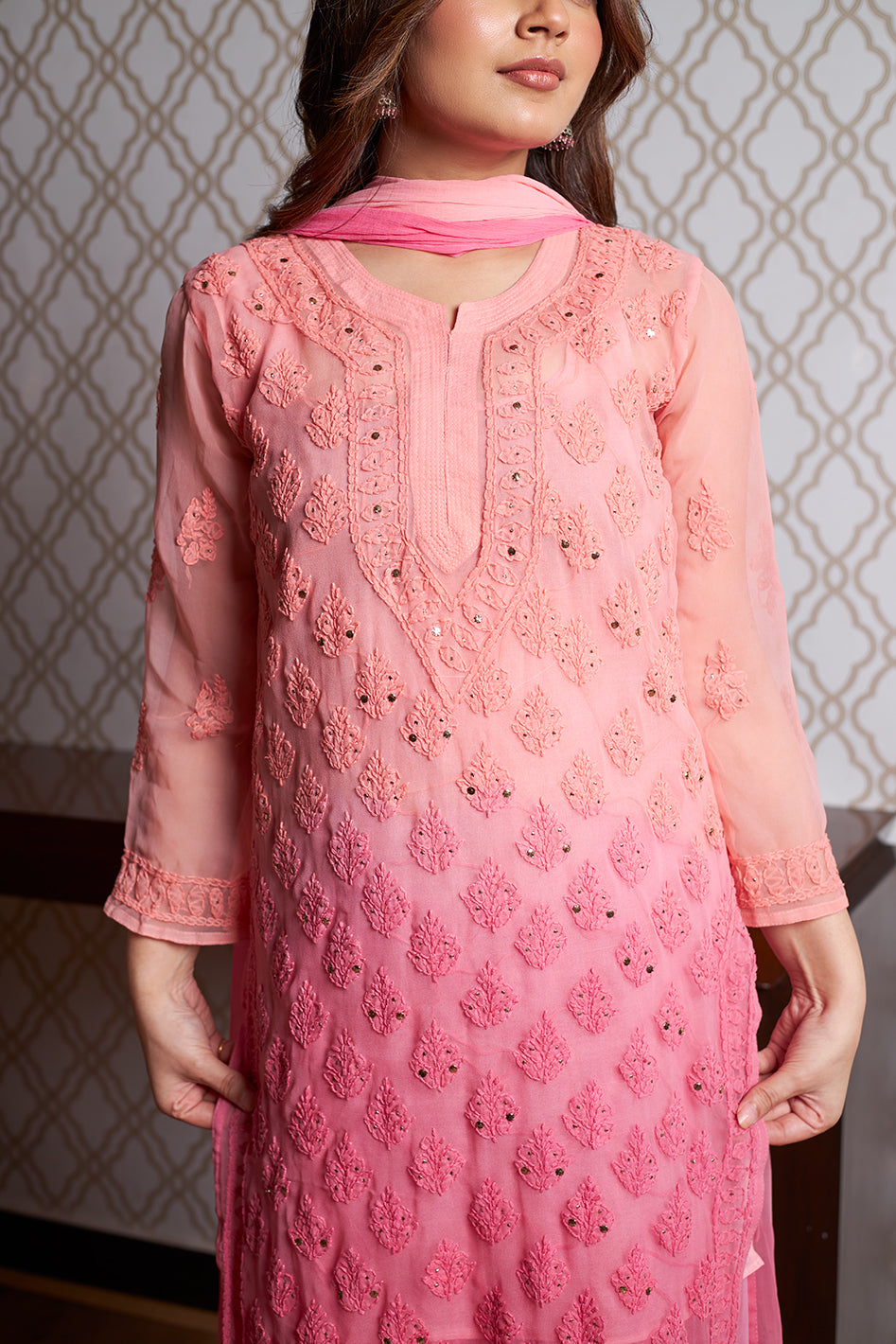 georgette kurta for women