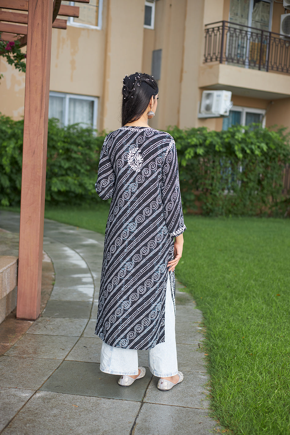 rayon fabric kurti design