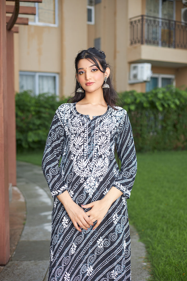 rayon fabric kurti design