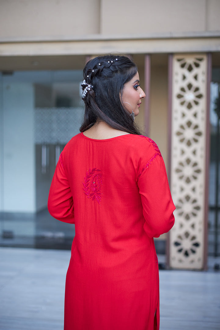 rayon cotton kurti design