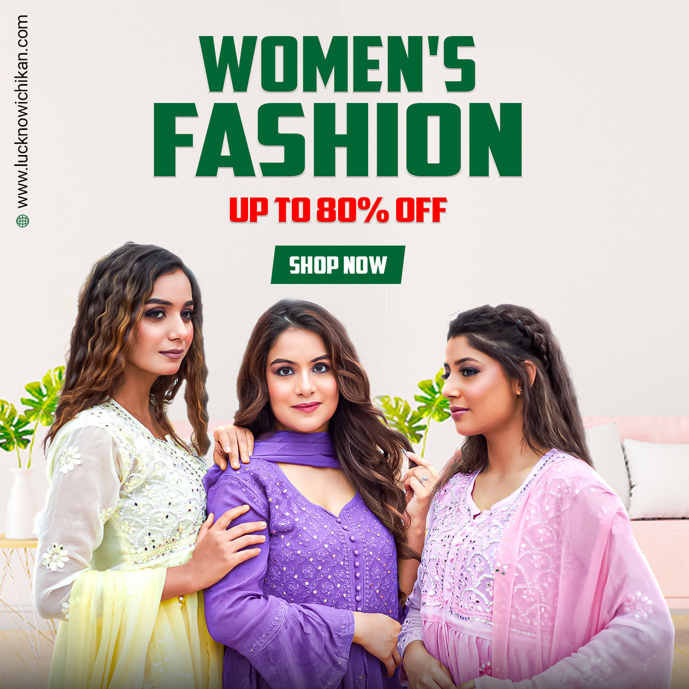 Cream Chikankari Kurtis Online Shopping for Women at Low Prices