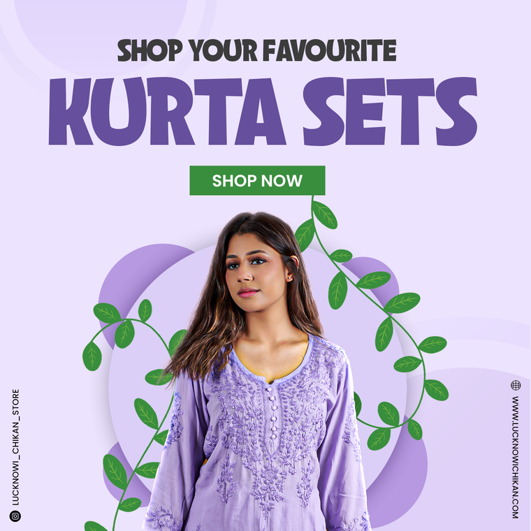 Kurta Sets Lucknowi Chikan Store