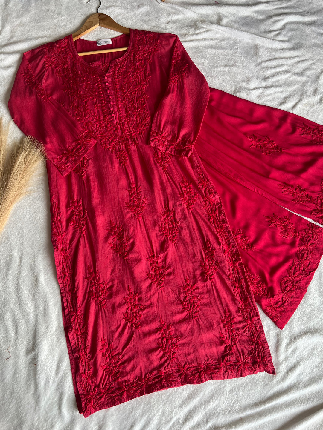 lucknowi chikan gowns