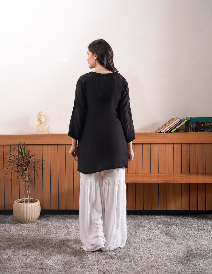 muslin silk kurta