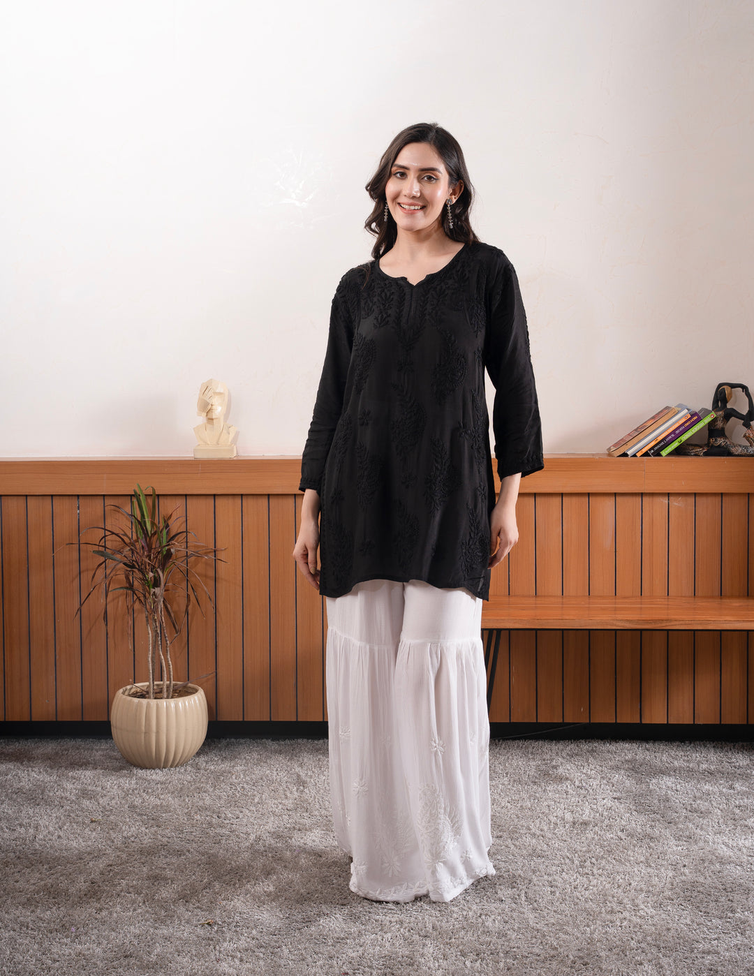 muslin silk kurta