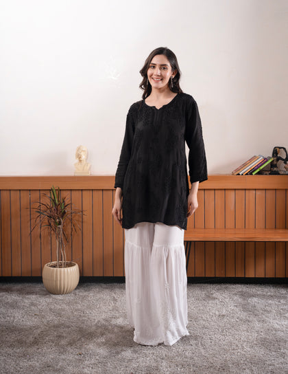 muslin silk kurta