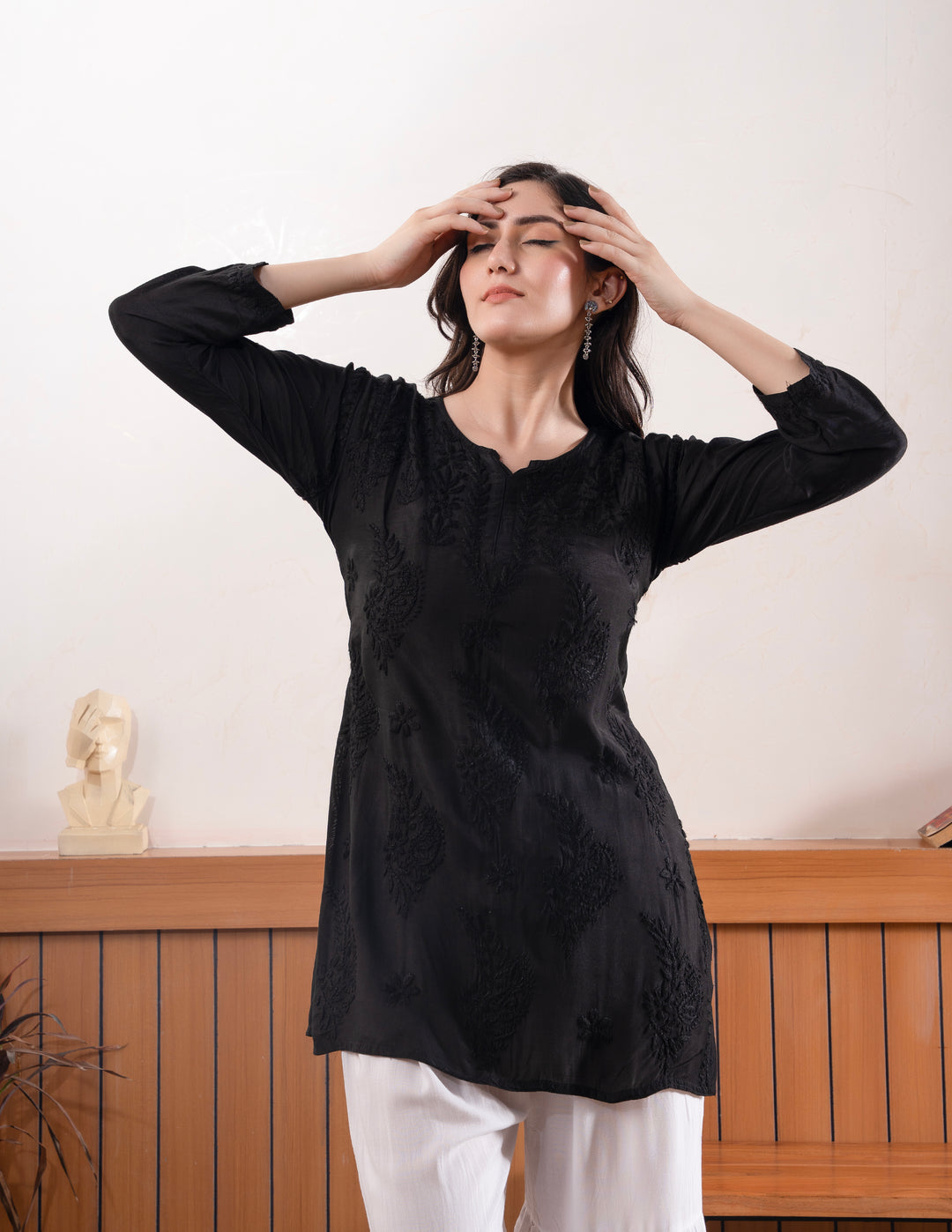 muslin silk kurta