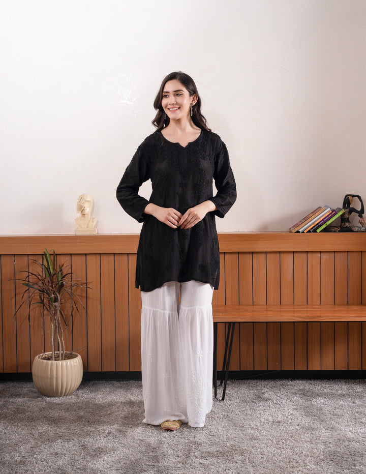 muslin silk kurta