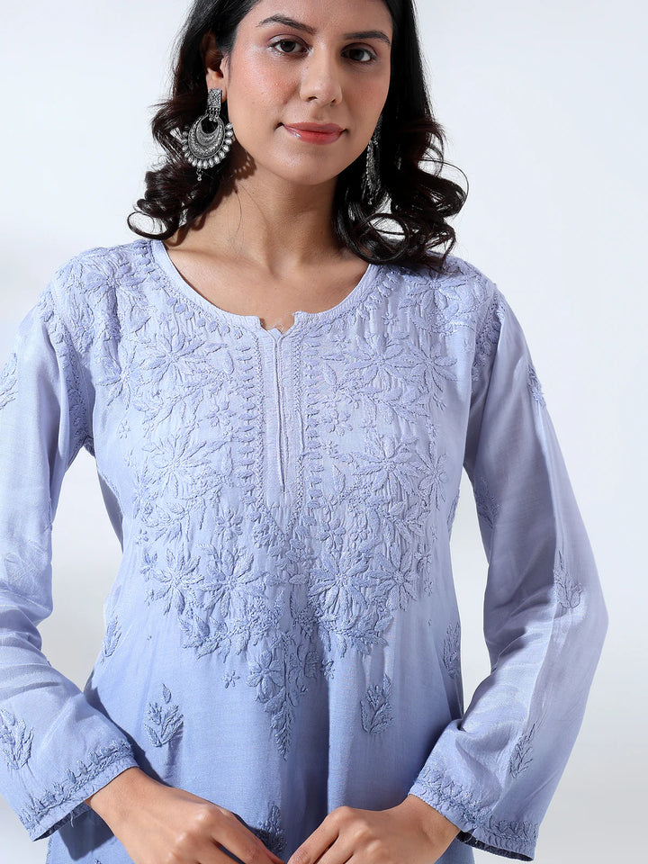 muslin silk kurta