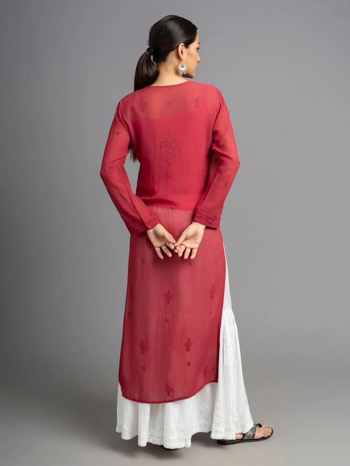 viscose georgette kurti