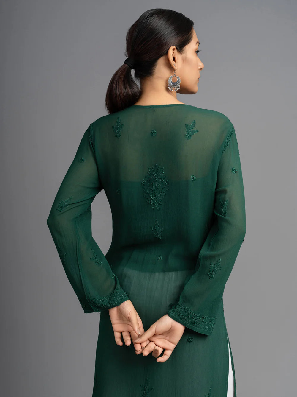 viscose lucknowi kurti