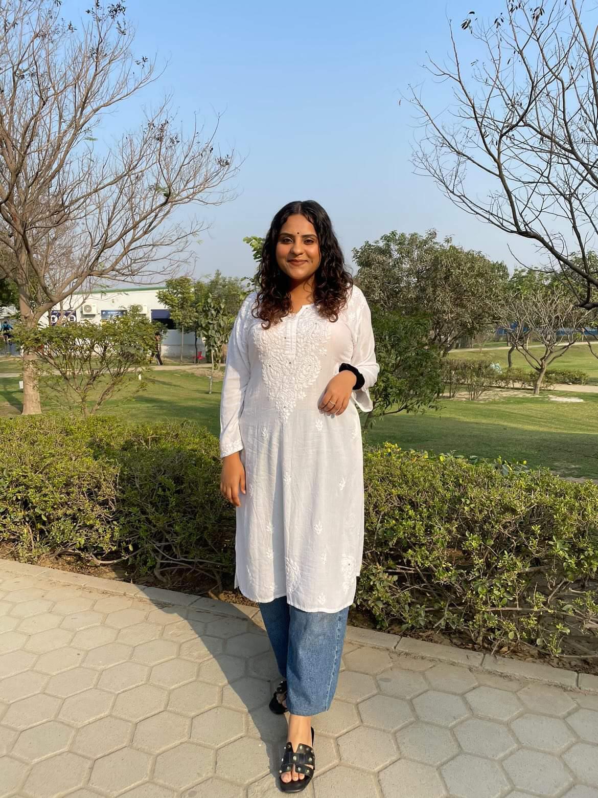 Rayon Mukaish Kurta